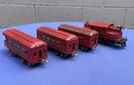Ives Engine Passenger Caboose Cars Toy Antiquevintage Train Set Gauge Untested. Fixed Price $165.00.