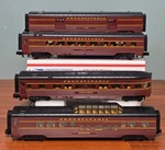 4 Mth Pennsylvania Rail King Passenger Cars Set Beaver Falls, Juniata Narrows. Fixed Price $149.99.