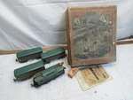 Lionel Lines Pre-war 296 0-4-0 Gauge Train Set Rr W/box 253 Engine 607 608. Fixed Price $449.99.