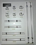Atlas Hardware Optimism Series Knob & Cabinet Pulls Clear Acrylic 12 Items. Fixed Price $99.95.