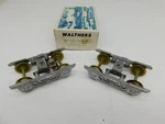 Walthers 933-50243 Two Gauge Scale Or 3-RAIL Wheel Nystron Trucks. Fixed Price $39.99.