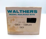 Walthers 933-3371 Scale Tinplate/wooden Coach Car Model Kit. Fixed Price $36.12.