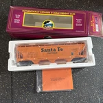 Mth Premier 20-97425 Santa Fe #101407 3-BAY Centerflow Hopper Car O-gauge. Fixed Price $49.95.