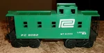 Vintage Gauge #9062 Lionel Penn Central Green Caboose Good Used. Fixed Price $15.99.