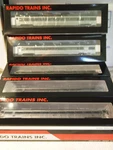 New Haven Green Window Band Delivered 5 Rapido Lighted Passenger Cars. Fixed Price $700.00.