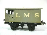 Hornby Rs 655 Lms Brake Van Scale Prewar Model Freight Train Car B74-48. Fixed Price $45.00.