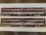 Mth Texas Special 2-CAR 70' Sleeper/diner Passenger Set Ribbed Side 20-6628. Fixed Price $150.00.
