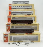 Con-cor Ho Scale Assorted Prr & Acl Passenger Cars 5 /box. Fixed Price $59.24.