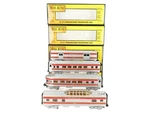 Mth 30-6103 Santa Fe Railking O-27 Streamlined Passenger Car (set Of 4) Ln. Fixed Price $174.99.