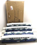 K-line, 21 Cars, K-4636K, Vre Illuminated Passenger 4-CAR Set, C-9, Nib. Fixed Price $950.00.