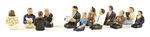 12 Seated Coach Passengers Graham Farish 379-321 Painted Fig. Fixed Price $28.13.