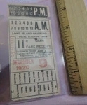 Rare 1920 Lirr Long Island Rail Road Electric Train Ticket Trolley?. Fixed Price $99.99.