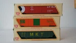Ihc Lot (3) Trains Cp Rail Box Car, Prime Mover Mkt 4 Bay Hopper. Fixed Price $15.00.