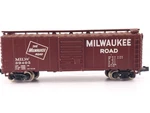 *read* Atlas Scale Milwaukee Road 40' Box Car 39405 Model Train. Fixed Price $13.95.