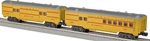 Lionel 6-27929 Union Pacific O27 Streamlined Anniversary Passenger Car 2-PACK. Fixed Price $265.00.