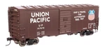 Walthers Ho Scale 40' Boxcar Ready To Run Union Pacific #107272 910-1215. Fixed Price $29.90.