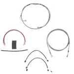 Stainless +4" Cable & Brake Line Cmpt Kit 2014-2015 Harley Touring W/abs. Fixed Price $343.37.