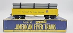 American Flyer 6-48230 National Toy Train Museum Work Gondola + Pipe Load. Fixed Price $19.99.