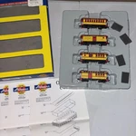 Scale Atsf / Santa Fe Overton Old-time Passenger Car 4-PACK Set -athearn 11021. Fixed Price $175.00.