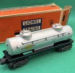 Lionel 6465 Sunoco Tank Car Postwar Gauge Silver W/ Factory Overstamp Box. Fixed Price $59.99.