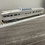 Con-cor Scale #0001-425101(2) Budd Passenger Car Observation Santa Fe Preowned. Fixed Price $49.99.