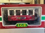 Lgb 36074 Scale Christmas Car For 1995. Fixed Price $150.00.