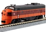 Kato 1762302 Scale FP7A Milwaukee Rd Locomotive 90C 176-2302 Olympian Hiawatha. Fixed Price $148.95.