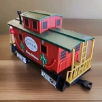 Lionel North Pole Central Lines Caboose Train Car For Ready-to-play 7-11975. Fixed Price $21.99.