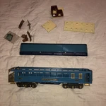 Lionel Prewar Standard Gauge Blue Comet 422 Brass Observation Car Passenger. Fixed Price $250.00.