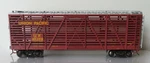 Atlas Trainman-o- #2002461-1 40' Steel Stock Car 2-RAIL Up #48201D. Fixed Price $59.95.