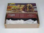 Athearn Ho Scale 1:87 #1306 C&ei 50' Double Door Auto Box Car #5334 Brown Kit. Fixed Price $11.95.