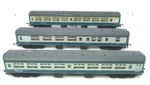 Hornby Rake Of 3 Inter-city Coaches Br Mark 2 Blue & Grey 00 Gauge Used Good. Fixed Price $82.41.