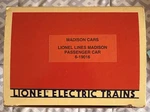 Lionel Gauge 1:48 Lines Madison Passenger Car 6-19016 Lights. Fixed Price $36.99.