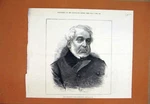 Original Old Antique Print 1879 Portrait Late Baron Lionel Rothschild Victorian. Fixed Price $25.49.