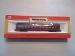 Mantua Dual Lighted Aluminum Steamliners 221-20R Baggage Penna. Maroon. Fixed Price $35.00.