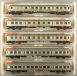 Fleischmann 8120 8121 X 8122 Ech Db Train 5 Cars Ter Silberling New. Fixed Price $139.50.