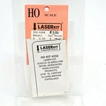 Laserkit Ho 258 Atsf Capitan Tsp Budd Hi Level Passenger Car Glazing Nos. Fixed Price $13.50.
