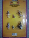 Mth Railking 6-PIECE Figure Set #12 Assortment #30-11074 Ts. Fixed Price $18.99.