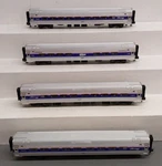 Mth 20-6531 O Gauge Amtrak Amfleet 4-CAR Passenger Set Ex. Fixed Price $228.79.