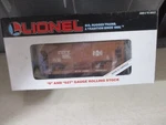 Lionel 6-19307 B&le Ore Car (tm). Fixed Price $15.00.