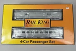 Union Pacific Gauge Railking 4-CAR 60' Streamlined Passenger Set 30-67580 Nib. Fixed Price $259.99.