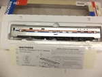 Walthers Ho 932-9059, Ps 7-4-3-1 Sleeper Car, Amtrak, Lot. Fixed Price $79.99.