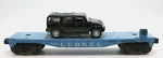 Lionel Gauge Post War Blue 3830 Flat Car W/ Maisto Hummer H2 Suv Diecast. Fixed Price $24.99.