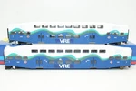 Athearn Ho Vre Virginia Railway Express Bombardier Passenger Control & Coach Car. Fixed Price $178.00.