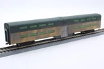 Kato Ho Bi-level Passenger Car 4 Window Coach C&nw Lights 212 Weathered. Fixed Price $89.99.