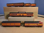 Southern Pacific Daylight Limited Diesel A/b Powered & Pullman Train Set Sp Ho. Fixed Price $249.95.
