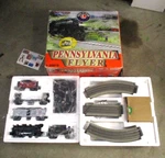Lionel Pennsylvania Flyer Gauge 1:48 Starter Set Locomotive Cars Track 6-30018. Fixed Price $200.00.