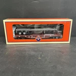 Lionel 6-26690 New Jersey Transit Flatcar With Flatbed Trailer & Wood Load Mib. Fixed Price $33.99.