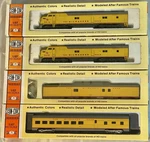 Con-cor Ho Scale Milwaukee Road Passenger Cars & E7A Locomotives. Fixed Price $200.00.