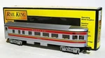 Mth Railking 30-6120E Santa Fe O-27 Streamlined Obersation Car. Fixed Price $49.95.